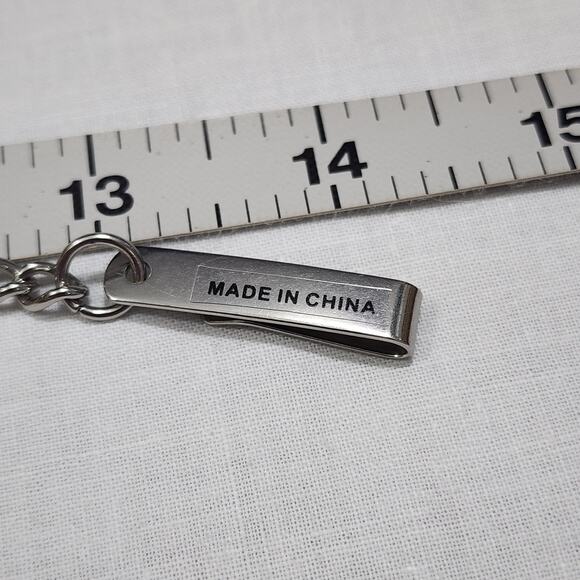 Al Agnew White Tailed Deer Pocket Watch Quartz Movement Silver Tone Case Chain - Picture 12 of 16